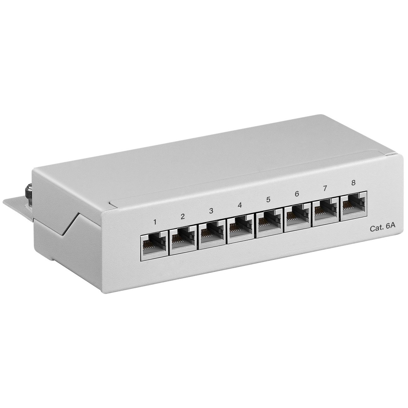 LogiLink NP0018 patch paneel 8 poorten