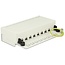 DeLOCK CAT6a Gigabit Desktop Patch Panel 1U met 8 poorten - afgeschermd / grijs