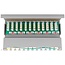 CAT6 Gigabit Desktop Patch Panel 1U met 12 poorten - afgeschermd / grijs