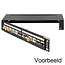 Muurbeugel voor 10 inch componenten | 1U | zwart