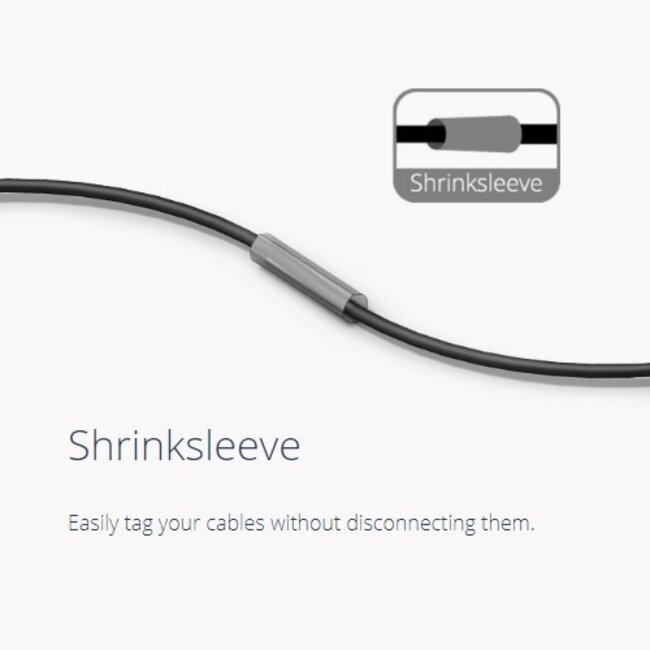 Procab CAB490 C13 (recht) - CEE 7/7 (haaks) stroomkabel - 3x 1,50mm / zwart - 3 meter