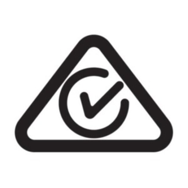 C13 (recht) - Type I / Australië/Nieuw-Zeeland (recht) stroomkabel - 3x 0,75mm / zwart - 0,50 meter