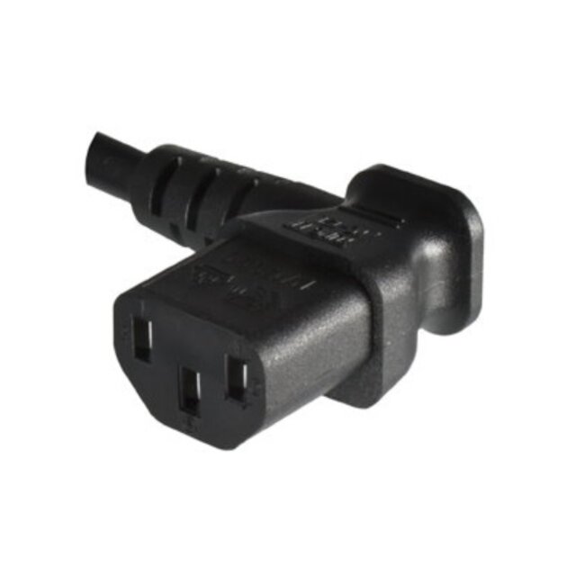 C13 (haaks/rechts) - C14 (haaks/links) stroomkabel voor UPS/PDU - 3x 0,75mm / zwart - 1,8 meter