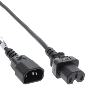 Good Connections C15 - C14 stroomkabel voor UPS/PDU - 3x 0,75mm (PVC) / zwart - 1 meter
