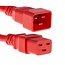 C19 - C20 stroomkabel voor UPS/PDU - 3x 1,50mm / rood - 0,50 meter