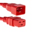 C19 - C20 stroomkabel voor UPS/PDU - 3x 1,50mm / rood - 1,8 meter