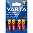 Varta AA (LR6) Longlife Max Power batterijen - 4 stuks in blister