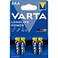 Varta AAA (LR03) Longlife Power batterijen - 4 stuks in blister