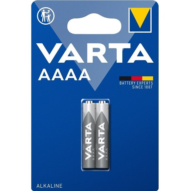 Varta AAAA (LR61) Alkaline Special batterijen - 2 stuks in blister