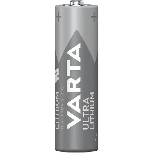 Varta AA (FR6) Ultra Lithium batterijen - 2 stuks in blister