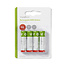 Nedis oplaadbare AA NiMH batterijen / 2600 mAh - 4 stuks