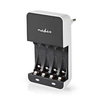 Nedis Nedis batterijenlader voor AA/AAA