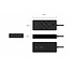 Orico stekkerdoos met 4 contacten en 5x USB / zwart - 1,5 meter