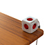PowerCube Extended stekkerdoos met 5 contacten / rood/wit - 1,5 meter