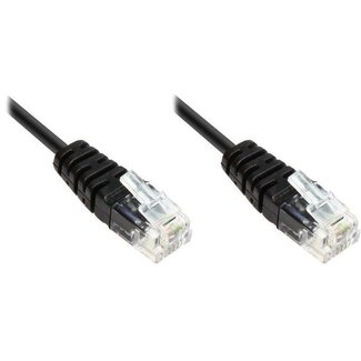 S-Impuls ISDN / Modem kabel RJ11 - RJ11 / zwart - 1 meter