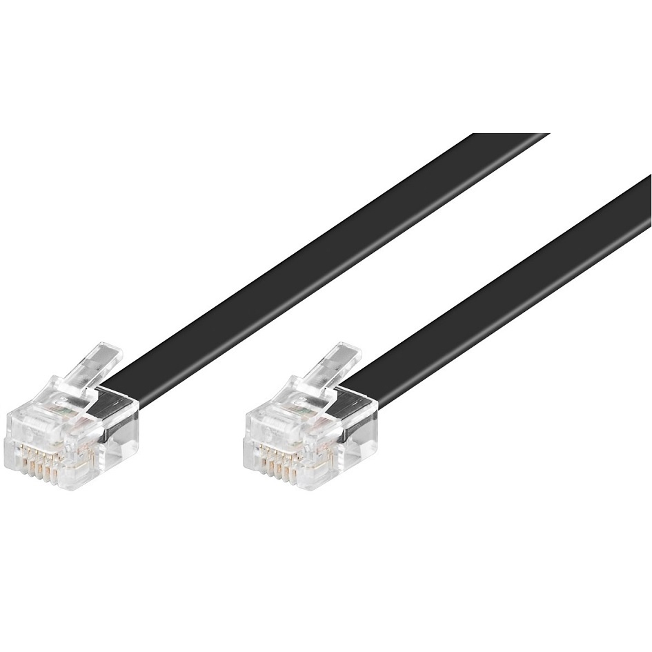 InLine 18842 2m Zwart telefoonkabel