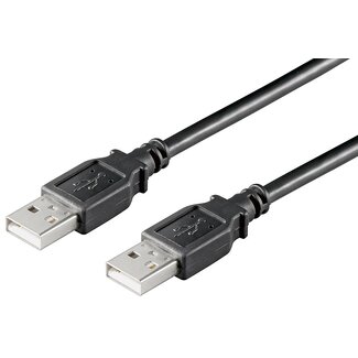 Good Connections USB naar USB kabel - USB2.0 - tot 0,5A / zwart - 1 meter