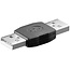 USB-A (m) - USB-A (m) koppelstuk - USB2.0 / zwart