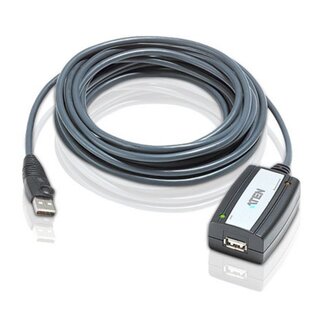 Aten Aten UE250 actieve USB naar USB verlengkabel - USB2.0 gecertificeerd - tot 0,5A - 5 meter