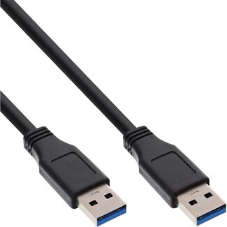ACT USB naar USB kabel - USB3.0 - tot 2A / zwart - 5 meter