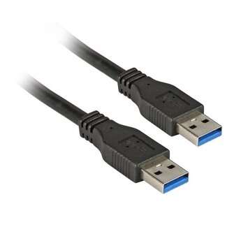 Good Connections USB naar USB kabel - USB3.0 - tot 3A / zwart - 1,8 meter