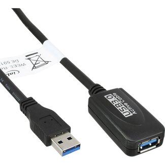 InLine InLine actieve USB naar USB verlengkabel - USB3.0 - tot 0,9A - 5 meter