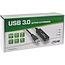 InLine actieve USB naar USB verlengkabel - externe voedingsadapter - USB3.0 - tot 0,9A - 20 meter