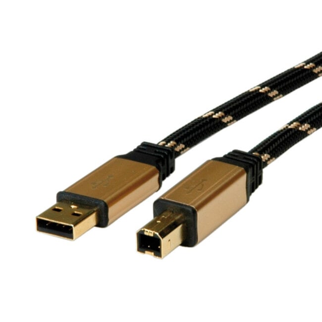 Roline USB naar USB-B kabel - USB2.0 - tot 2A - 3 meter