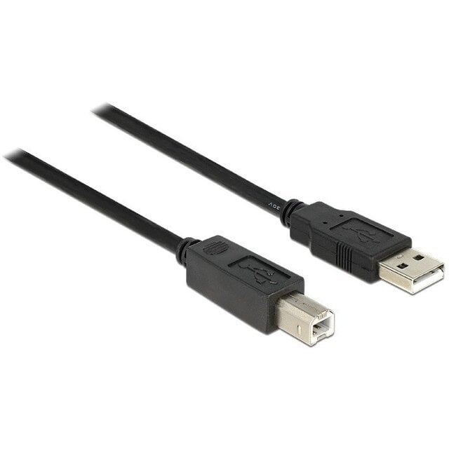DeLOCK actieve USB naar USB-B kabel - USB2.0 - tot 0,5A - 20 meter