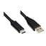 USB-C naar USB-A kabel - USB2.0 - tot 2A / zwart - 5 meter