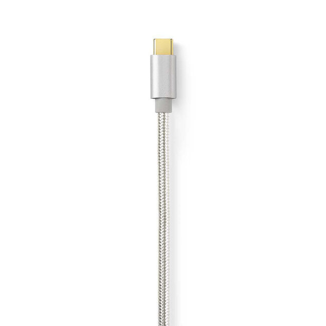 Nedis Premium USB-C naar USB-A kabel - USB2.0 - tot 2A / aluminium - 2 meter