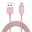 Orico USB-C naar USB-A nylon kabel - USB2.0 - tot 3A / roze - 1 meter