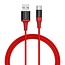 Orico USB-C naar USB-A supersterke aramid fiber kabel - tot 3A / rood - 1 meter