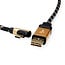 Roline USB-C haaks naar Easy-USB-A kabel - USB2.0 - tot 2A - 1,8 meter