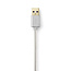 Nedis USB-C naar USB-A kabel - USB3.0 - tot 2A / aluminium - 2 meter