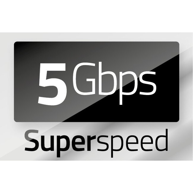 Nedis USB-C naar USB-C kabel - USB3.0 - tot 20V/3A / zwart - 1 meter