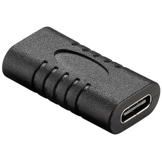 Goobay USB-C naar USB-C koppelstuk - USB3.0 / zwart