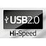 USB-C naar USB-B kabel - USB2.0 - tot 2A / zwart - 1 meter