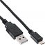 USB Micro B naar USB-A snellaadkabel - USB2.0 - tot 2A / zwart - 5 meter