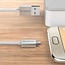 Orico USB Micro B naar USB-A kabel - USB2.0 - tot 2A / zilver - 1 meter