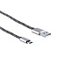USB Micro B naar USB-A kabel - USB2.0 - tot 2A / bruin nylon - 2 meter