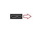 USB Micro B haaks naar USB-A kabel - USB3.0 - tot 2A / blauw - 0,30 meter