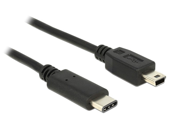 USB Mini - USB-C | Kabel | 1.8 meter | USB2.0 High Speed | Transmedia