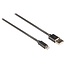 8-pins Lightning naar USB-A kabel - USB2.0 - tot 2,4A / zwart - 2 meter