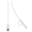 8-pins Lightning en Micro USB naar USB-A combi-kabel - USB2.0 - tot 3A / wit - 1 meter