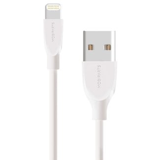 Mobiparts Mobiparts Lightning naar USB-A kabel - USB2.0 - tot 3A / wit - 0,50 meter