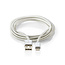 Nedis Premium 8-pins Lightning naar USB-A kabel - USB2.0 - tot 3A / aluminium - 1 meter