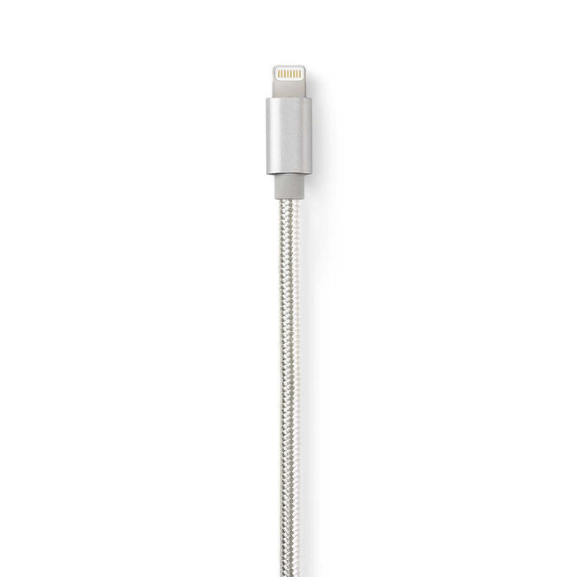 Nedis Premium 8-pins Lightning naar USB-A kabel - USB2.0 - tot 3A / aluminium - 1 meter