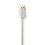 Nedis Premium 8-pins Lightning naar USB-A kabel - USB2.0 - tot 3A / aluminium - 1 meter