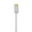 Nedis Premium 8-pins Lightning naar USB-A kabel - USB2.0 - tot 3A / aluminium - 2 meter